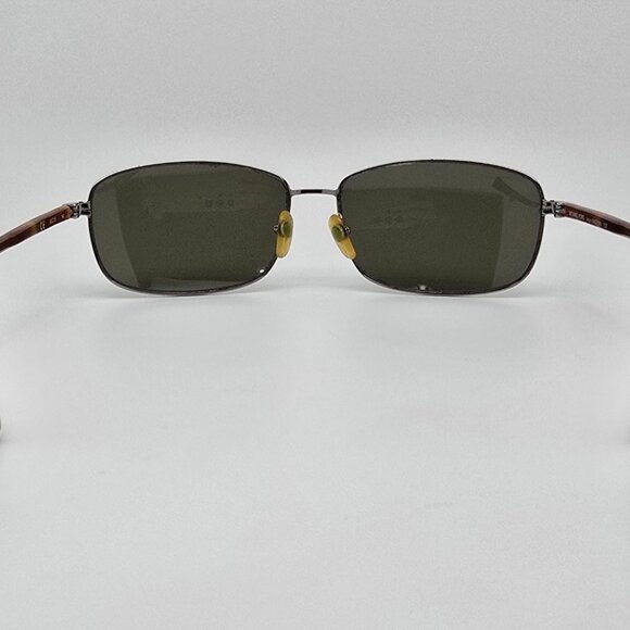 Michael Kors MKS352M 038 Adam Gunmetal Tortoise Frame G-15 Green Lens Sunglasses - Picture 4 of 12